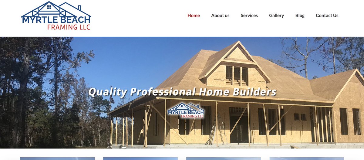 MBFramingLLC's tweet photo. Check out our new website launching this week!

https://t.co/MYDpKVN4Uu

#MyrtleBeach #SouthCarolina #Framing #HomeBuilding #NewHomes #Construction #MyrtleBeachFraming #FramingContractor #HorryCounty #GrandStrand https://t.co/GhWITr6W8B