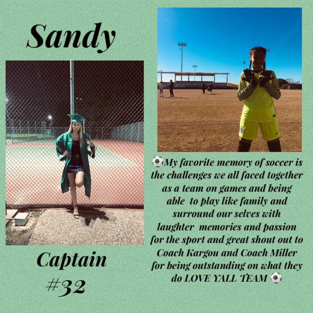 A little message from our captains!💚⚽️ 
<a href="/Olivia12Esh/">Olivia Eshenbaugh</a> <a href="/ciomaraman4/">Cio</a> <a href="/Sandybenitez32/">Sandybell</a>