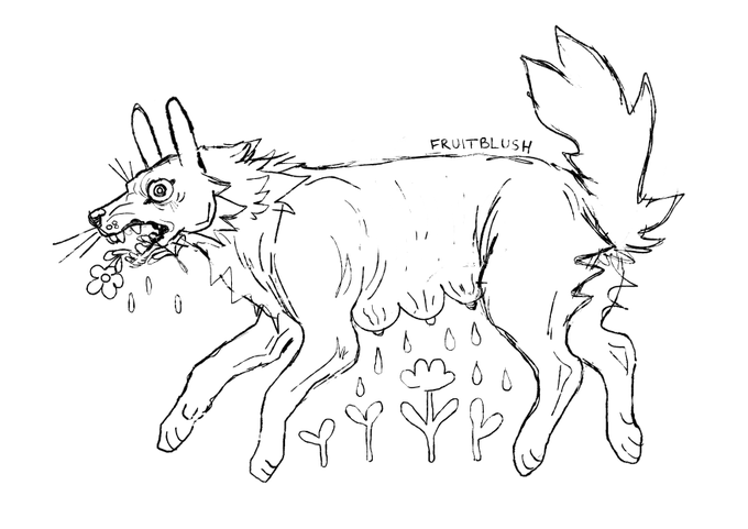 another wolfmother wippy i think looks cool rn. trying to figure out how to clean this into a stencil 