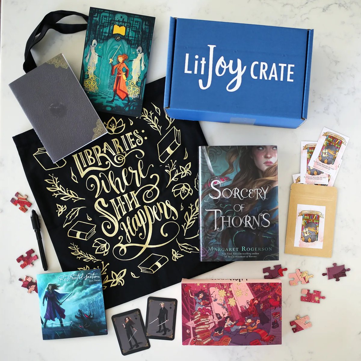 CLCannonAuthor's tweet photo. Wanna know my absolute favorite crate? @LitJoyCrate! They have the coolest items, &amp; special edition books, + they have a growing community of #booknerds just like me! Get your 1st box w/$5 off when you use my link! 
➡️https://t.co/8hCud4jSG7 ⬅️
#yareads #amreading #bookrecs https://t.co/IcdMqnVuHR