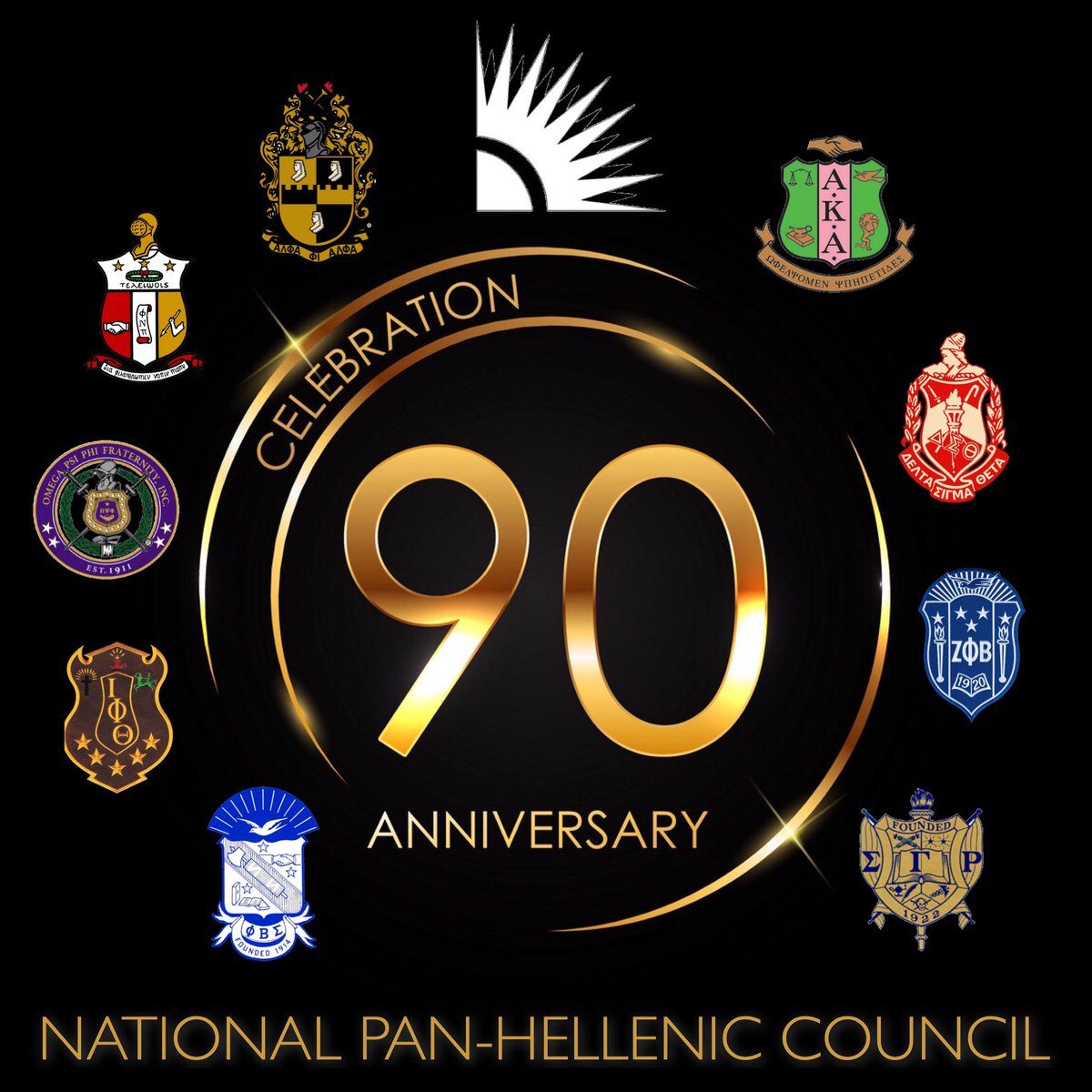 apa1906NETwork's tweet photo. Alpha Phi Alpha Fraternity, Inc. proudly recognizes the 90th Anniversary of the National Pan-Hellenic Council. We are proud to serve alongside the Distinguished Divine 9 organizations.
#NPHC #90YearsOfExcellence #AlphaPhiAlpha #Divine9 #D9 #WatchTheYard #ServantLeaders https://t.co/vBC6ADPlVQ
