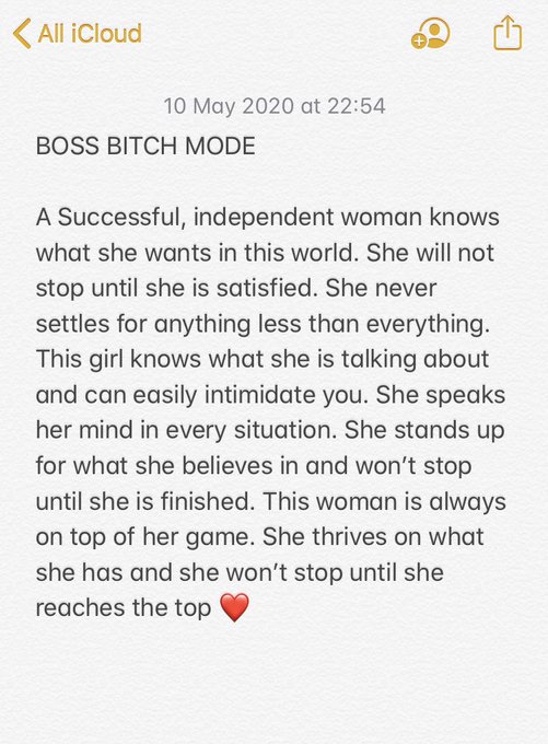 BOSS BITCH MODE 👏🏻 https://t.co/SsI2VmnWNb<a href="/tag/newprofilepic"class="tags"><span>#newprofilepic</span></a>