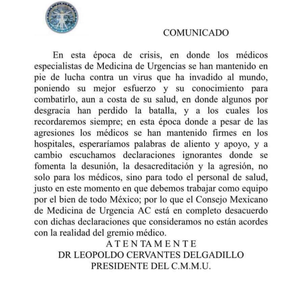 Tres mas, primera del colegio de pediatras especialistas  en inmunología clínica y alergia, una sociedad de médica de medicina de urgencias y la de <a href="/inadem/">@INADEM</a>