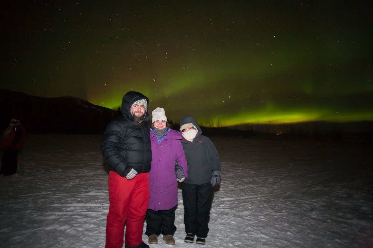 Fun for the whole family! #northernlights #auroraborealis
