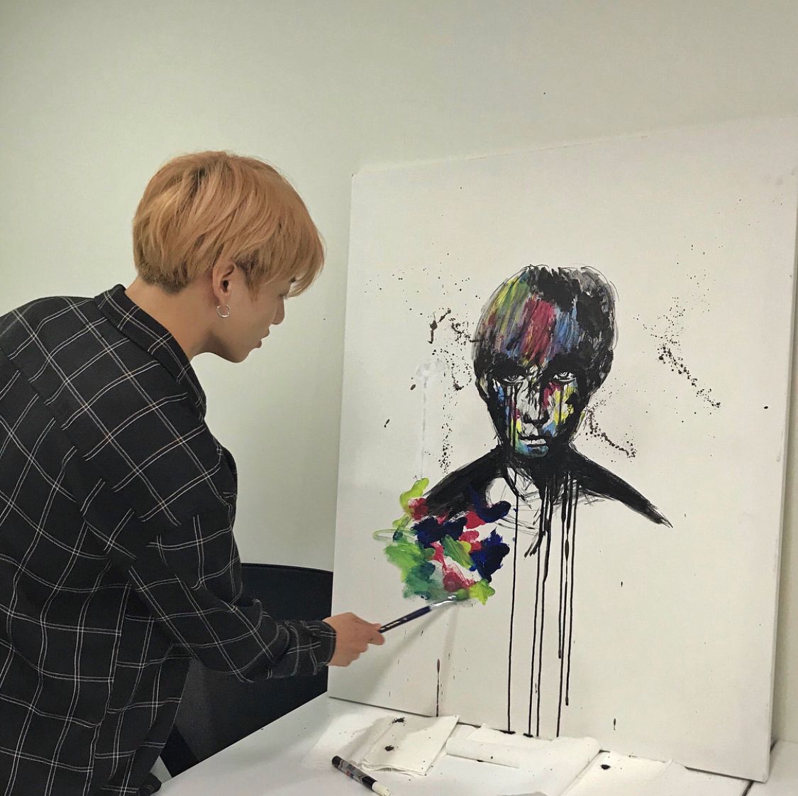 Jungkook the painter