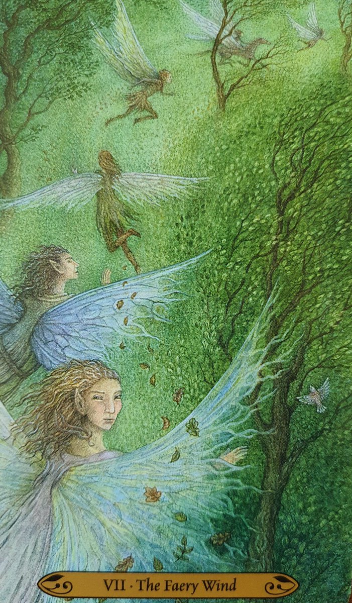 Tarot For You THE FAERY WIND whispers! A Fae breeze blows through the leaves of years. 'Tis the pull of another Destiny, a Call to go with the Spirit! Wilt thou flow with Change, or take another course, though it leadeth unto the Unknown? Hearken unto the voices on the Wind!