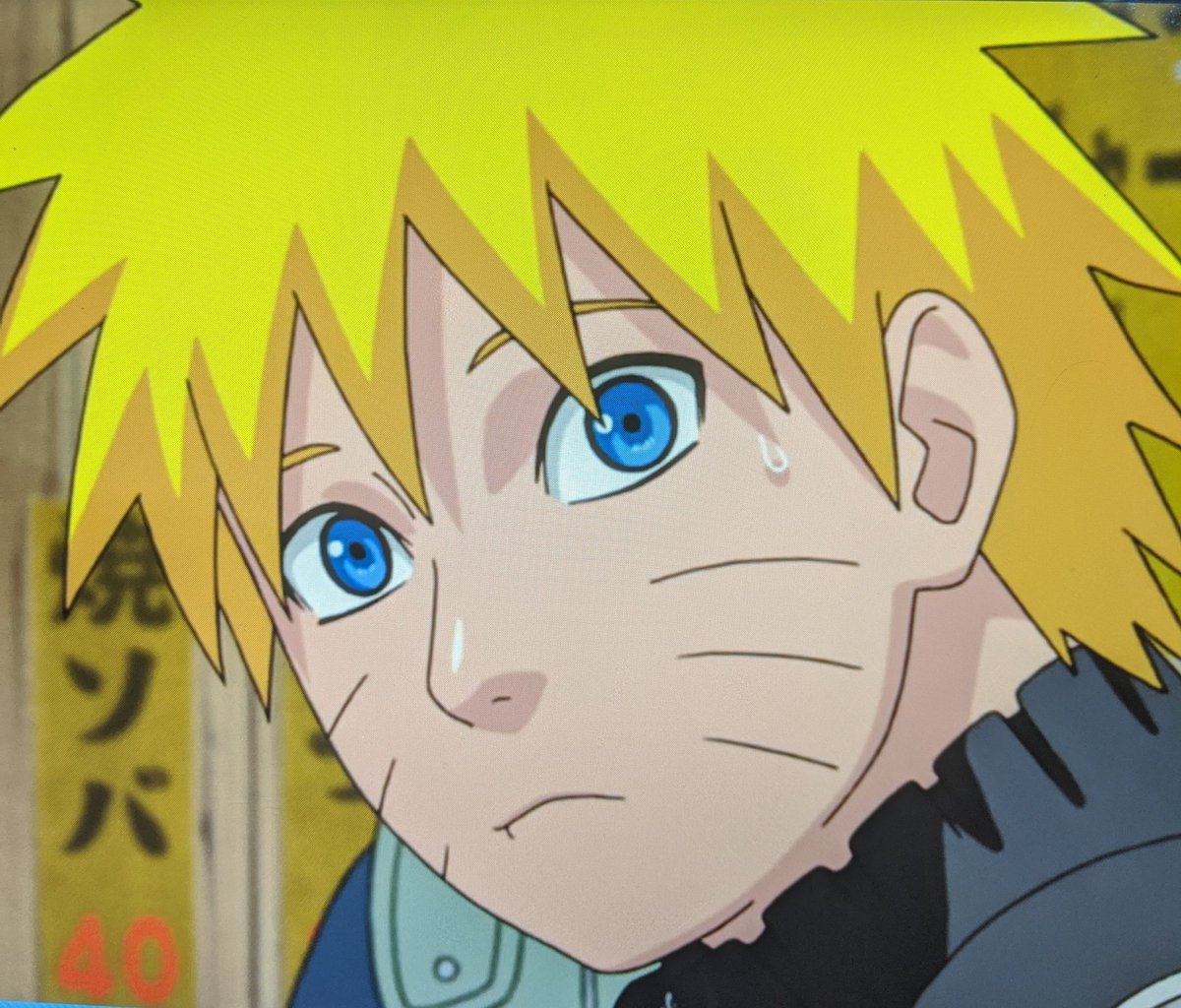 NARUTO'S FACE WHEN SOMEONE ASKED HIM FOR AN AUTOGRAPH :((( BABIE :(((