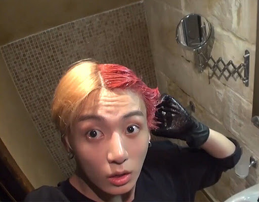 That time when he dyed his hair for the 1st time & got results of an expert