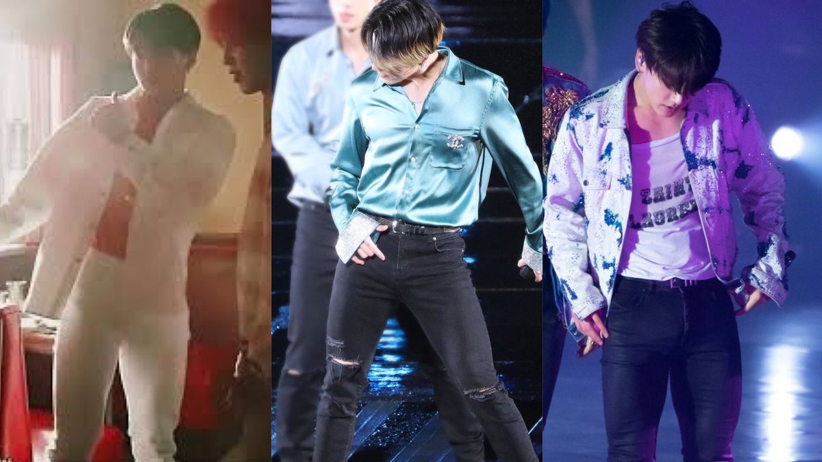 it’s rare when jungkook wears fitted clothes but when he does..