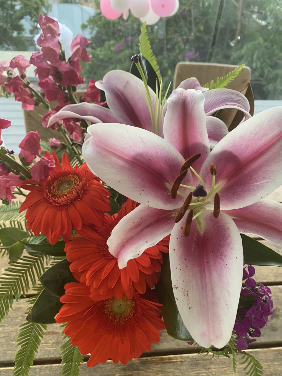 A beautiful blooming Monday. Thank you @Class_Limited for these beautiful flowers. They continue to keep on brightening my day.