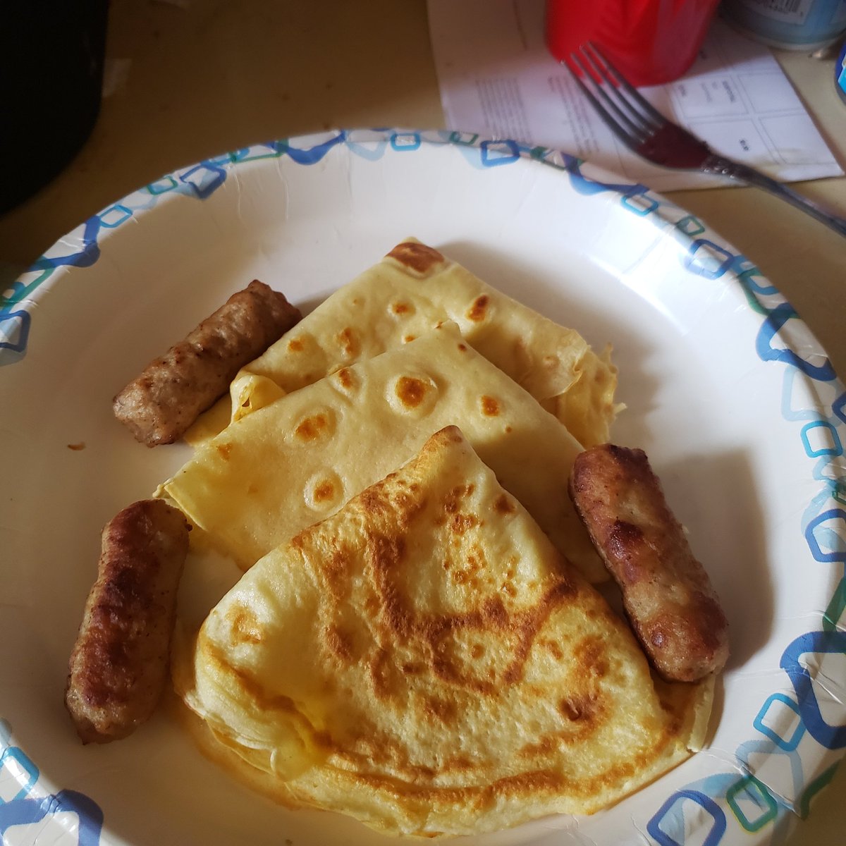 mjsmith4700's tweet photo. Happy Mother's Day brunch. Crepes with breakfast sausages https://t.co/xCigtokE1W