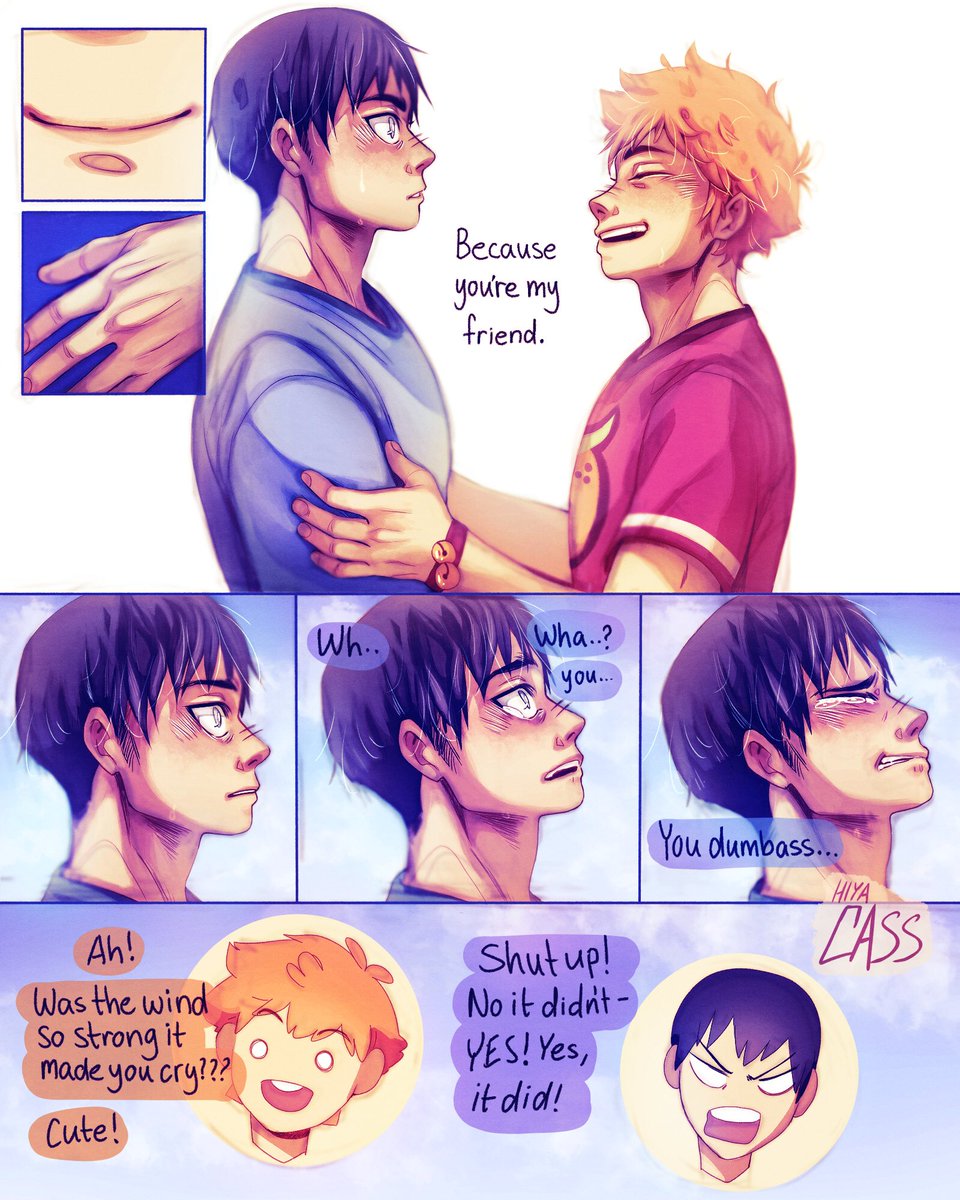 [HQ] Blind Kageyama AU | Race | 