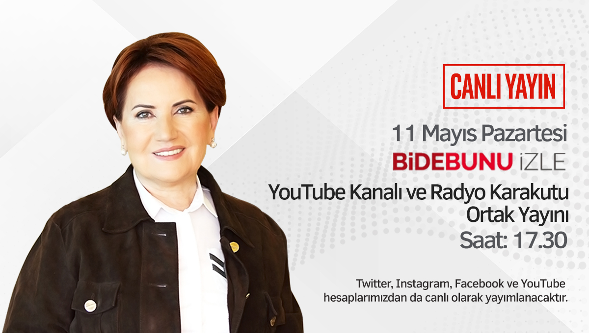 Bugün (11 Mayıs Pazartesi) saat 17.30'da, Yavuz Oğhan'ın "Bidebunuizle" programında canlı yayında ülkemizdeki gelişmeleri değerlendireceğim.