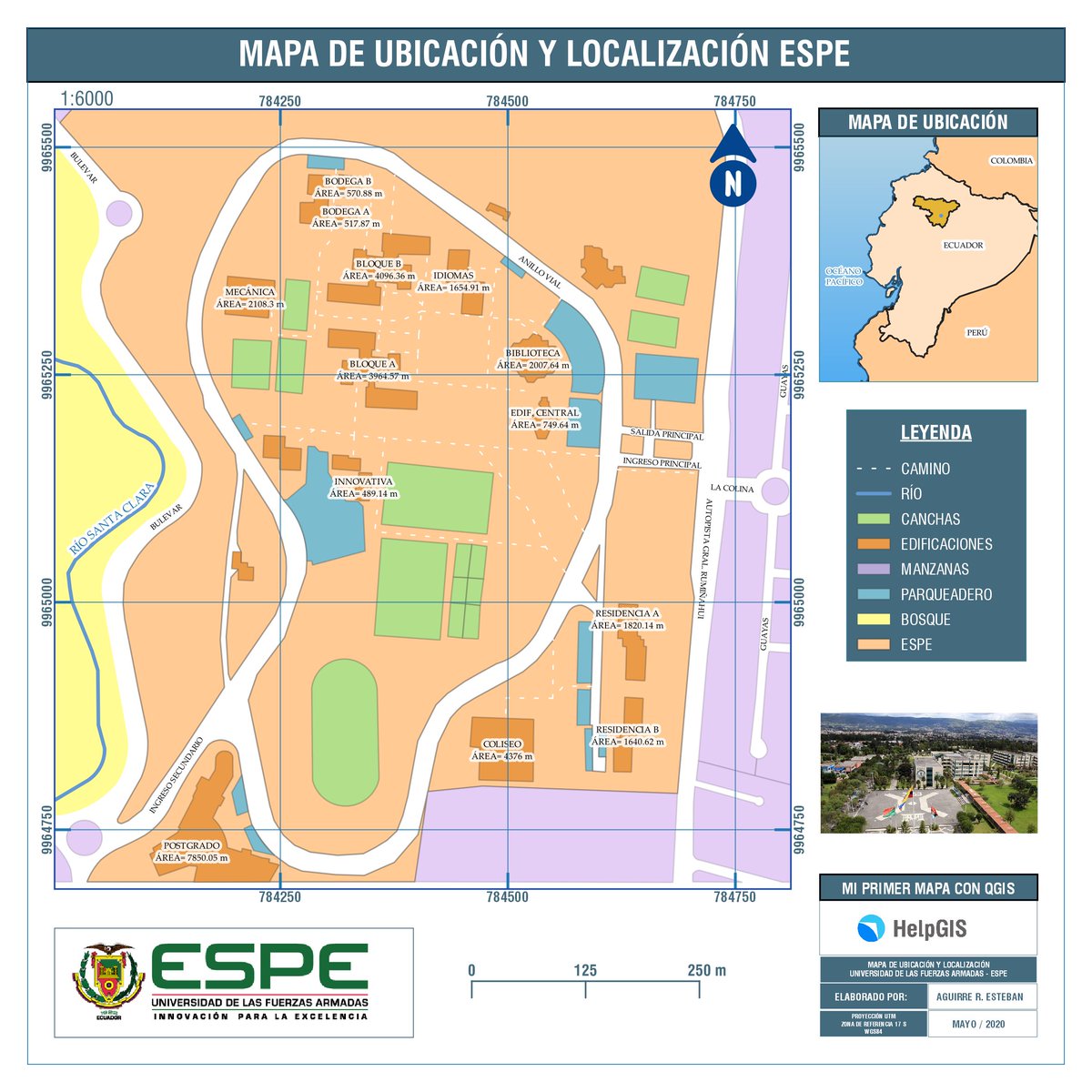 aesteban031's tweet photo. Mapa de Localización y Ubicación de la ESPE realizado en el Reto #MiPrimerMapa con QGIS , desarrollado por 
@HelpGIS 
 🎖️RETO CUMPLIDO!

🤔¿Quieres aprender completamente gratis a generar un mapa como este?⁣
👉Visita el siguiente LinK🧑‍💻: https://t.co/etGmUxqI44⁣
#HelpGIS https://t.co/qeYnPsQEBR