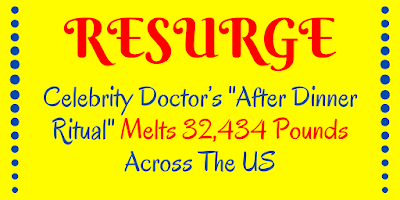 Celebrity Doctor’s ‘After Dinner Ritual’ Melts 32,434 Pounds Across The U.S. OVERNIGHT! bit.ly/3cmfMPP