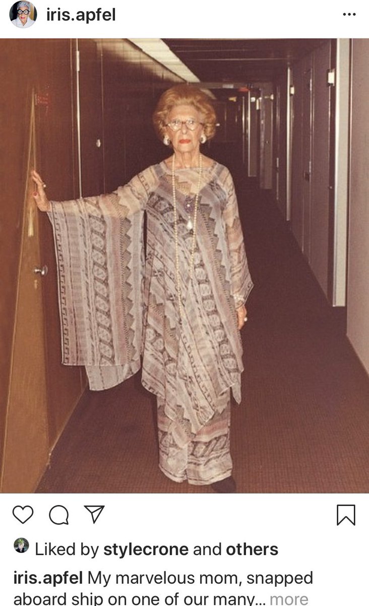 jazsom's tweet photo. I always wondered where Iris got her style from https://t.co/4QEciylMB5