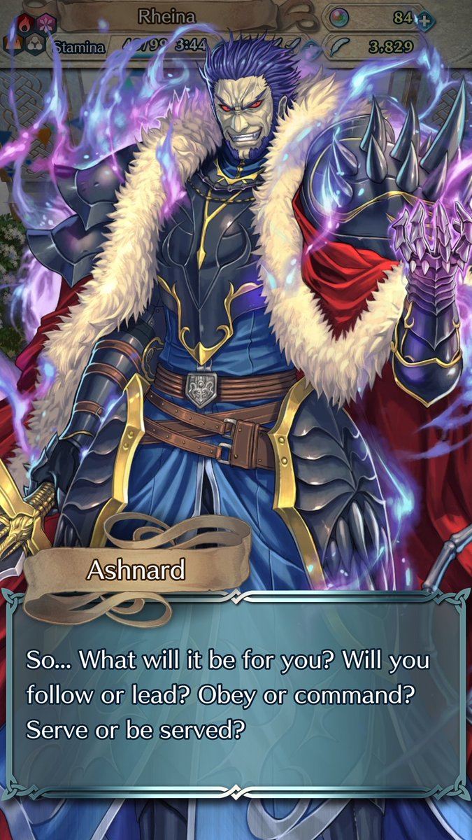 rheveriss's tweet photo. I've only known #Ashnard for like 2 days and he's already asking me if I'm a Dom or a Sub... #FEH https://t.co/1CNsK47fF4