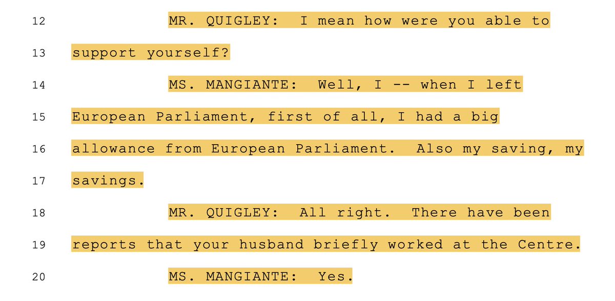 So Mangiante is hanging out in London with the spy front, not getting paid, and then George P starts working for the same place around the time he joins THE TRUMP CAMPAIGN.