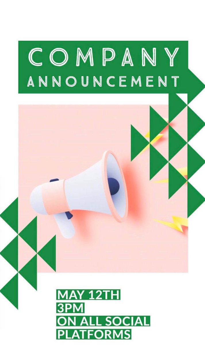 HousrApp's tweet photo. **Company announcement coming soon!**

---

May 12th
3pm

---

Watch this space! https://t.co/C1P2HshTMD