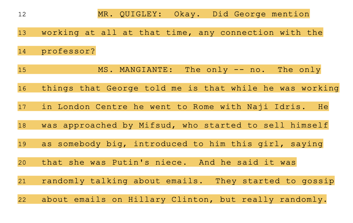 AHHHH, so March 2016: George Papa is hangin' with the spy handler, meeting Putin's "niece" and talking about HILLARY'S EMAILS? ISN'T THAT INTERESTING?