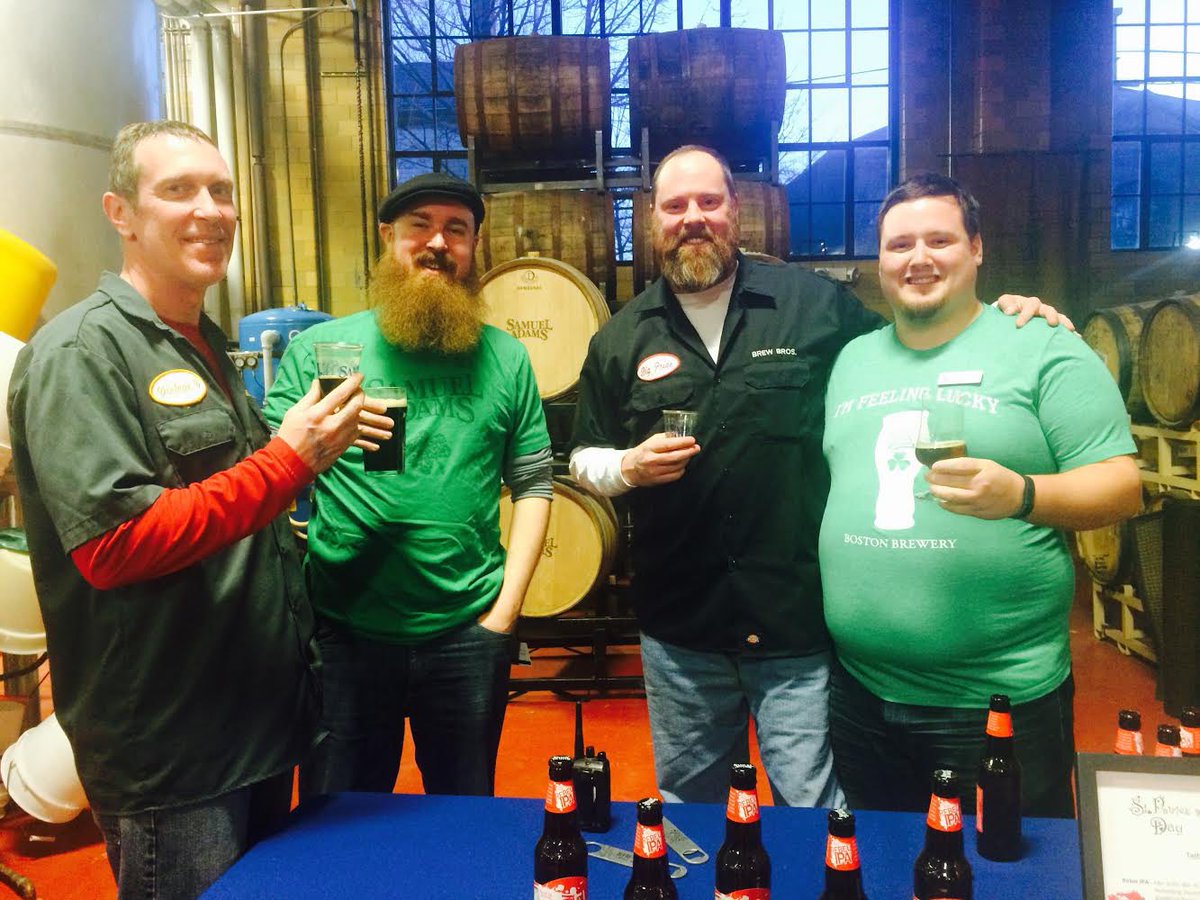 MassBrewBros's tweet photo. .@SamuelAdamsBeer often had an experimental brew to try at the end of the tour and we got to be their test market.
We also attended themed or special events at their Jamaica Plain location such as St.Patrick's Day or a tour of the Barrel Room.
#samadamsbeer https://t.co/RxxwOyS3OH