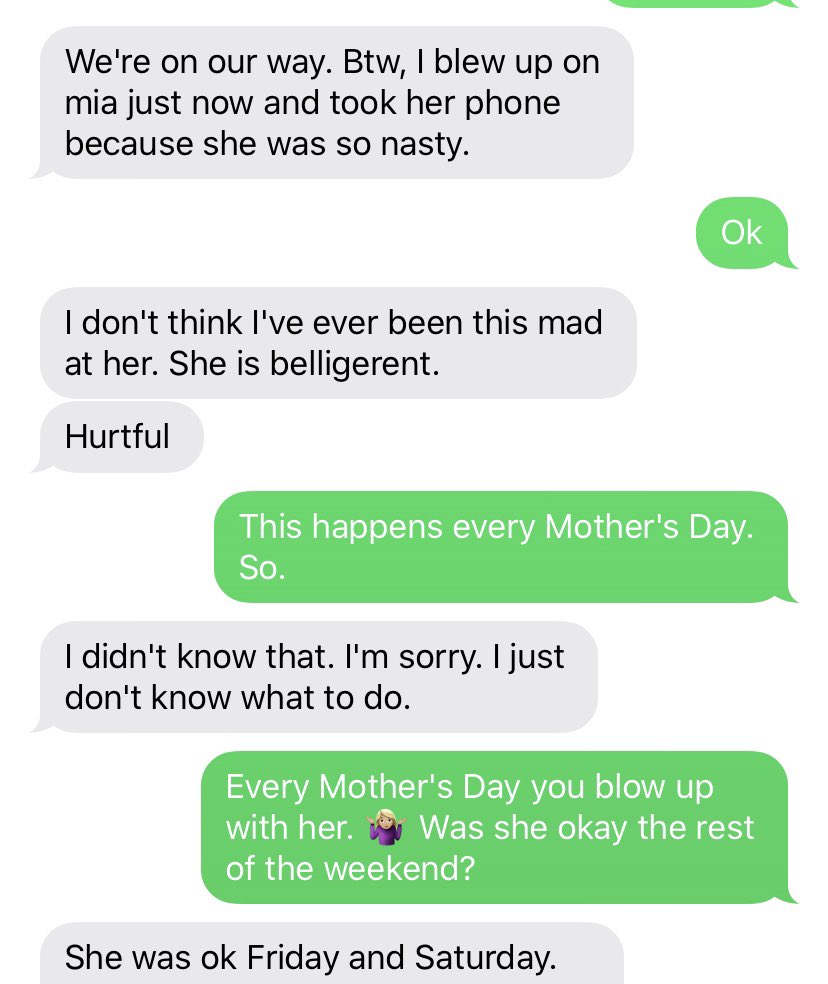 Gaslit2007's tweet photo. Every Mother’s Day he screams in rage at our oldest. I used to beg him not to the night before. Now at least she can come home and have a safe space. 💖 https://t.co/BAiWQEaLjb