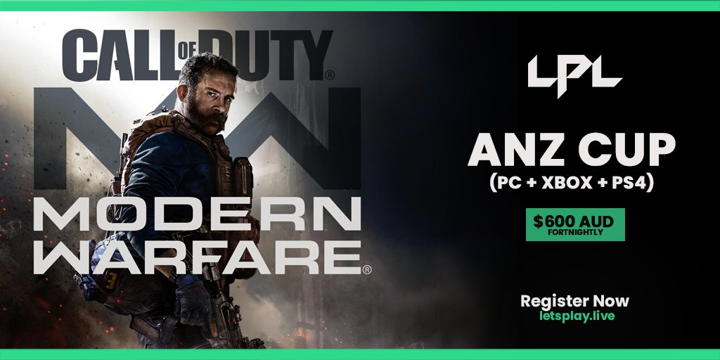 letsplayliveGG's tweet photo. [#LFANZCOD] Call of Duty MW 5v5 Open ANZ Cups sign-ups are open – register your team for this Sunday’s Free tournament. 

📝 More info: https://t.co/1Y2nKpKIBt 
🔁 Alternating Free and Premium tournaments https://t.co/P0EeeJHX8K