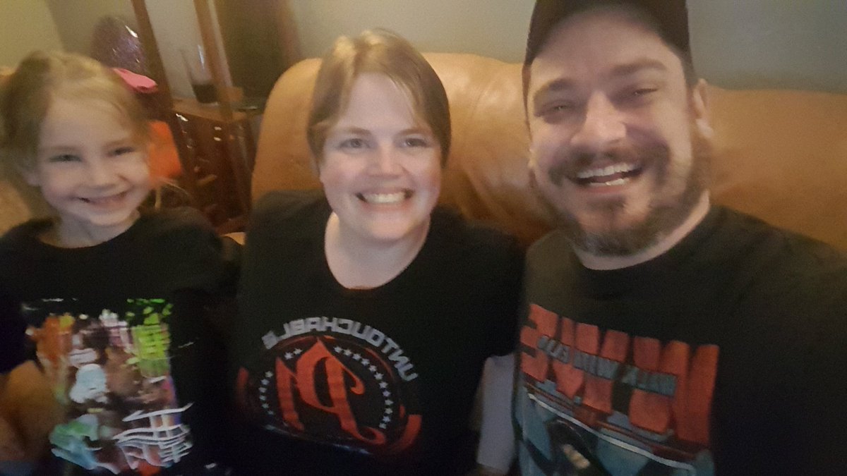 duchbaggio's tweet photo. Ready for @WWE #MITB ! Excited for tonight's action! @tali__d #KaylaJean #WrestlingFamily https://t.co/LnSkHBpayn
