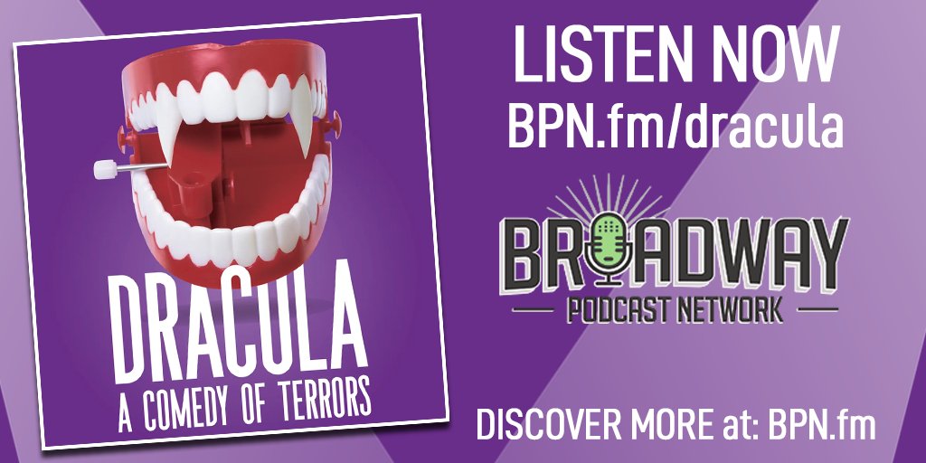 Then, listen to the first two episodes of Dracula: A Comedy of Terrors at BPN.fm/Dracula. 

 #theatrepodcast #broadway #DraculaAComedyOfTerrors