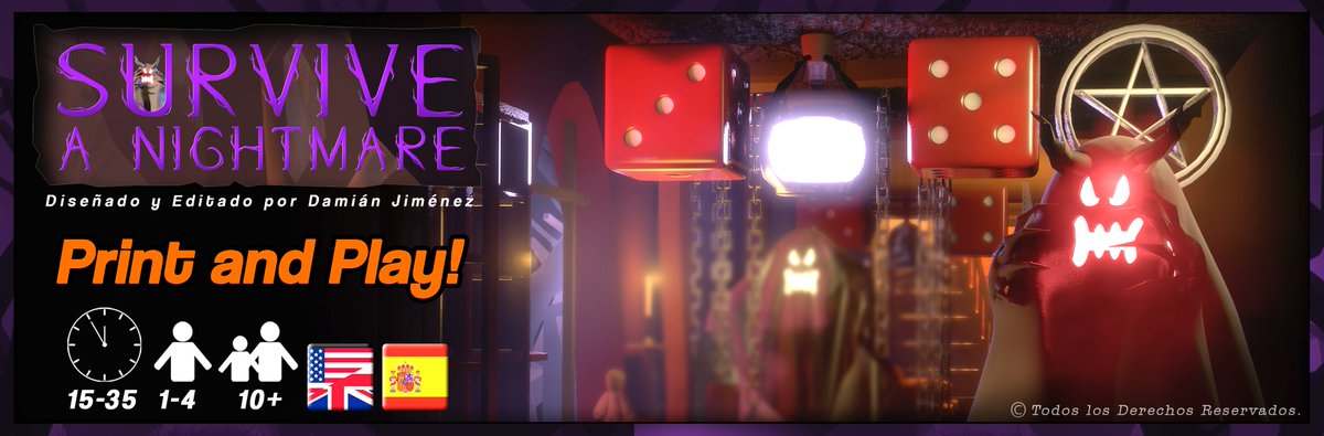 Surviveanight's tweet photo. The boardgame about ghosts and demons ‼️

Soon on kickstarter may 2020!🎲

Please RT!😃

#boardgames #boardgamesgeek #tabletopgames #bgg #tabletop #games #gamenight #boardgamer #boardgaming #tabletopgaming #juegosdemesa #Kickstarter #printandplay https://t.co/dJOmgUNOMI