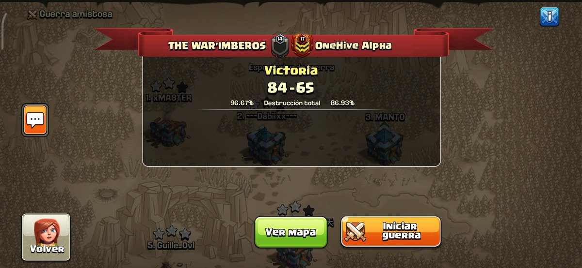 Friendly War vs <a href="/OneHiveAlpha/">OneHive Alpha</a> 
BD: 5/7/18
Style: No Dip