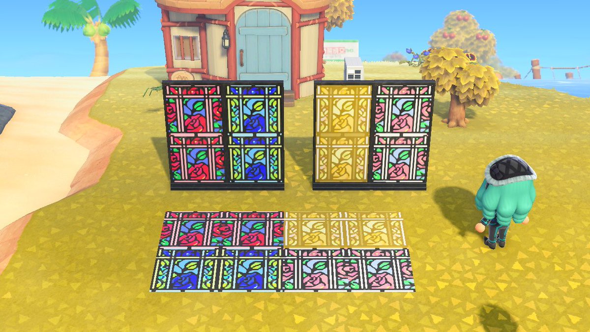 Pink Stained Glass Animal Crossing / Stained Glass Fountain Animal