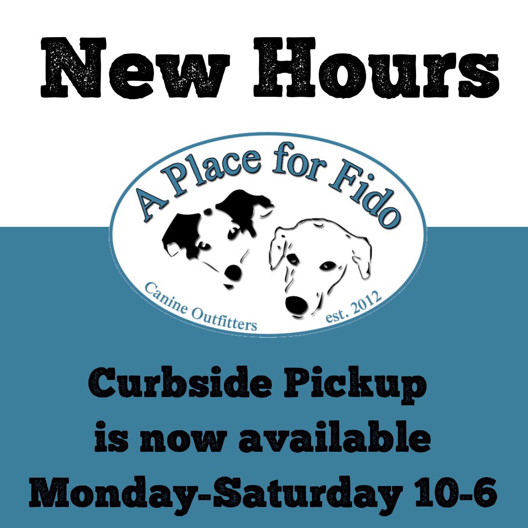 aplaceforfido's tweet photo. Our Curbside Pickup hours have been extended to Mon-Sat from 10-6 to serve you.  Place an order online 24/7 at https://t.co/usSY9VCLxP or call us during business hours at 218-464-4484 to place your order and we'll bring it up to Superior Street for you!
#shoplocal #shopfitgers https://t.co/s7KZTzniMf