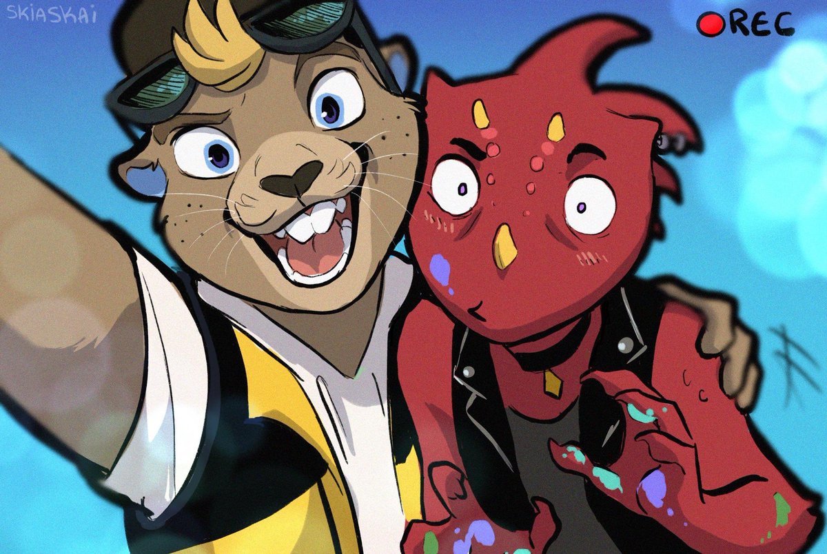 ㅤ 
   He grabs hold of Flick and presses 
    the record button on his camera.

—Hey everyone! Just wanted to let you know that my best friend in the whole wide world’s birthday is today! 
          Wish him a good one!