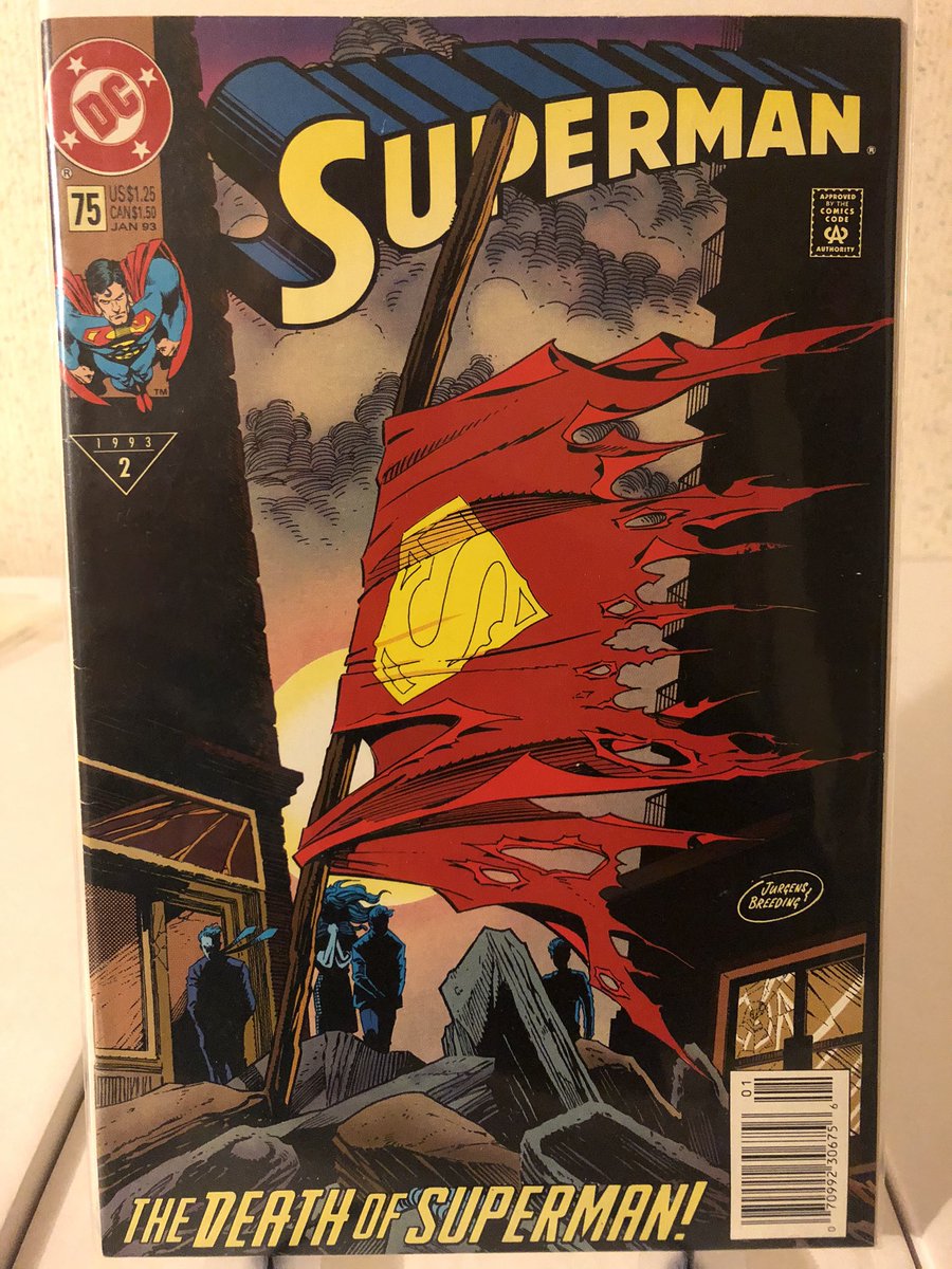 FanBoyAtLarge's tweet photo. #Superman75 appreciation post 
Prints I-IV 
The Death of #Superman 
By @thedanjurgens and @Brett613 https://t.co/cBygzDfY7K