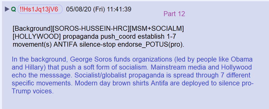 30) While this was happening secretly, in public, Hillary, Obama (funded by Soros), the press and Hollywood elites pushed a false narrative of Russian collusion and advocated for globalism and a soft form of socialism.Antifa was activated to silence pro-Trump voices. #Obamagate