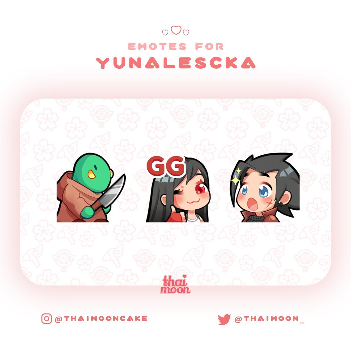 Yunalescka On Twitter New Emotes For Tomorrow My Community Wanted Tonberry For Many Months And We Finally Got One We Also Have Evil Tonberry Gg Tifa And Pog Zack Thanks Thaimoon