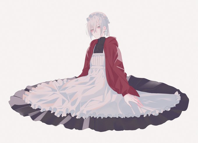 昨日はメイドの日だったらしいので。
ジュナくん家のメイドルナさんを描きました。ジュナカルです。メイド服にパーカーは私の趣味です。 