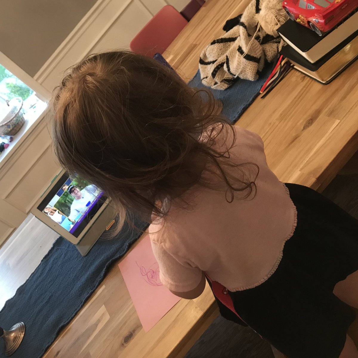 SDietzMD's tweet photo. #Hpmbaby is super into this 🥰 #DisneySingalong https://t.co/vh3ncHEEVx