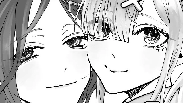 線画ねぇ、なんだ、Gペンイラストのお目目とかはまだ楽しい。この辺。 