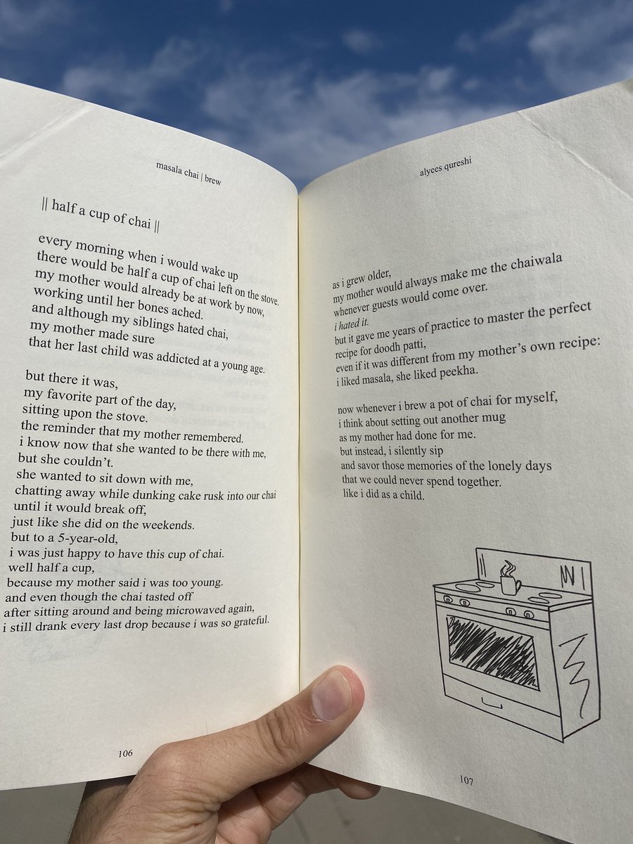 alyees's tweet photo. and just gonna share this poem i wrote her from my book “masala chai” 🥰 (available on amazon) https://t.co/YyLAGtLlkx