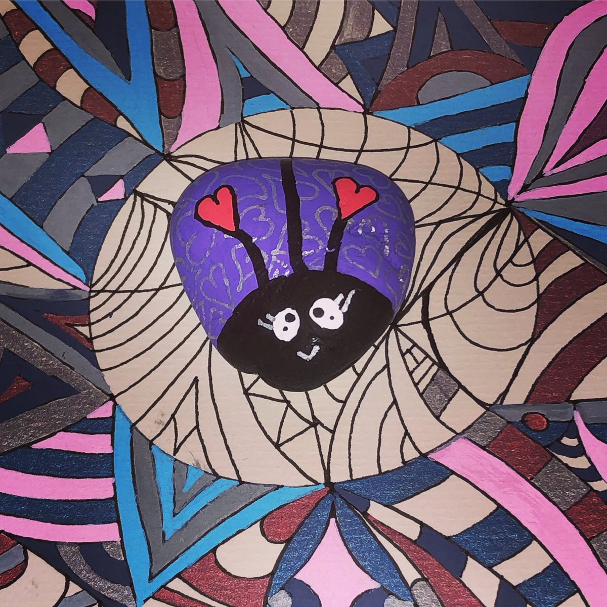 GatesheadRocks's tweet photo. #gatesheadrocks #loveontherocksuk #kindnessrocks #rockpaintings #pebblepainting #rockpaintingideas #rockart #rockpaintingtherapy #ladybug #poscaart #poscauk #rockpaintingfun #rockpainting #sundaysketch #sketchbook #sketches #rock #artcollectorworld #artabandonment https://t.co/bbwxS6tSOo