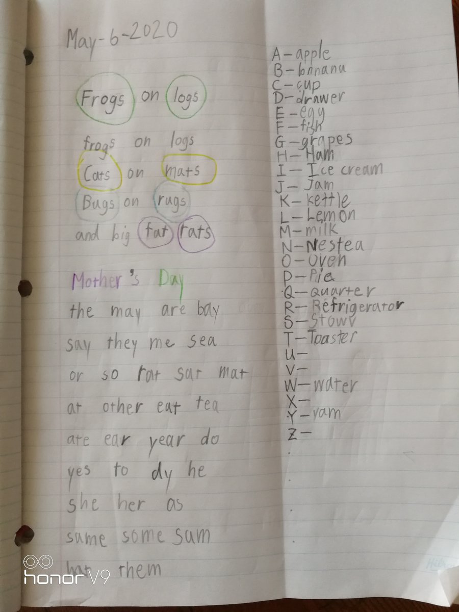 _MsLiang_'s tweet photo. Reading a book about Mother's Day online, finding words within the phrase "Mother's Day" and making art for our moms! #EngagedAndLearning #Kindergarten #Literacy #Love https://t.co/zbssq5nWBD
