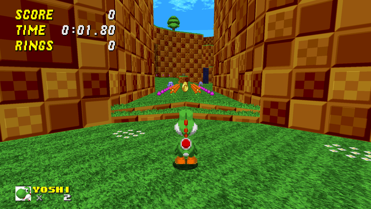 CanUHitDaYoshi's tweet photo. You can hit the Yoshi on em in Sonic Robo Blast 2. https://t.co/LqKyweKVbG