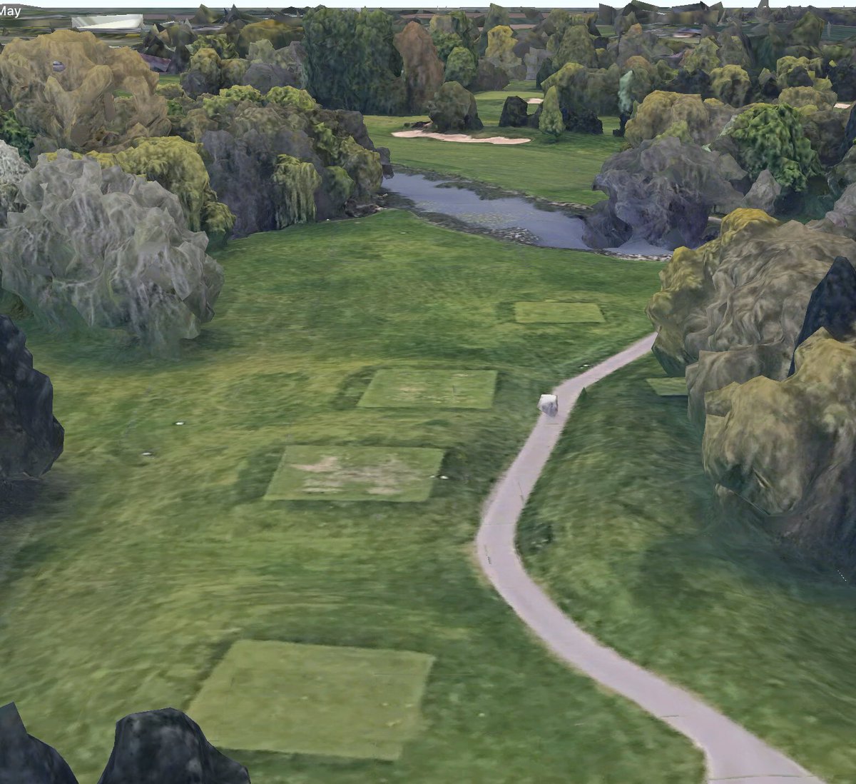 ProVisualizer's tweet image. 18 on the famous Ryder Cup course at The Belfry . A great example of how ProVisualizer can help you choose the correct line off the tee and likely dispersion plus yardage into the green then integrates with google earth for the ground view? #provisualizer