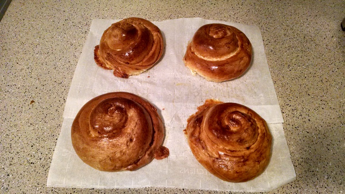 Hope (@hope_and_chaos) on Twitter photo Today's adventure in #IsolationBaking, using another recipe from <a href="/lifesafeast/">Jamie Schler</a>, is Feta Spiral Bread Rolls. Mostly. I used Bourbon Gouda instead of Feta, because this is my kitchen, and I do what I want.
They're delicious, and I only made a moderate mess of my kitchen! Today's adventure in #IsolationBaking, using another recipe from <a href="/lifesafeast/">Jamie Schler</a>, is Feta Spiral Bread Rolls. Mostly. I used Bourbon Gouda instead of Feta, because this is my kitchen, and I do what I want.
They're delicious, and I only made a moderate mess of my kitchen!