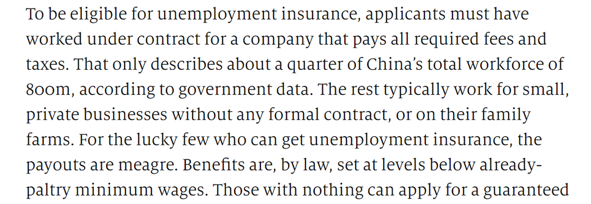 Excellent  @S_Rabinovitch article in the Economist.h/t  @andrewbatson  https://www.economist.com/china/2020/05/07/a-slump-exposes-holes-in-chinas-welfare-state