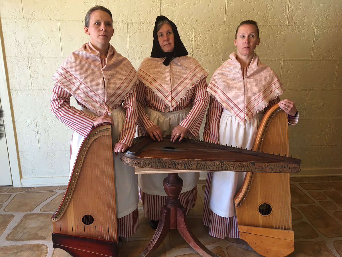 serenatravis's tweet photo. I’m so grateful to my mom Marilyn Johnson who helped us achieve this re-creation photo of our many greats grandmother Kreeta Haapasalo. Happy Mother’s Day to sisters Cherilyn Phipps and Vanessa Steppe and thank you for your contributions as well. https://t.co/o22AD8upw4