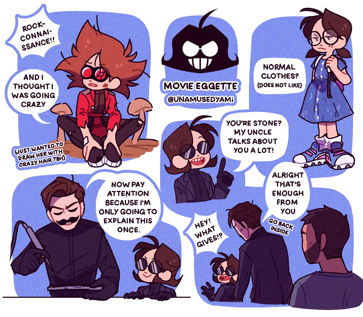 Some Movie Eggette doodles because I'm still not over her