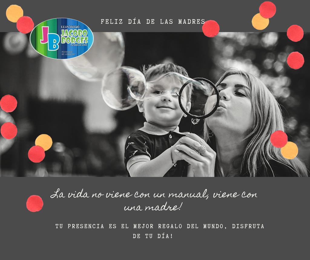 CJACOBOBORGES's tweet photo. Para todos la persona más importante en nuestra vida, es nuestra madre que nos da, nos enseña y nos guía. Sin ella nadie sería lo que es hoy día. Gracias infinitas madres por su amor incondicional! #colegiojacoboborges #felizdiadelasmadres #graciasmama #sancristobal #tachira https://t.co/UA2b2c8GHM